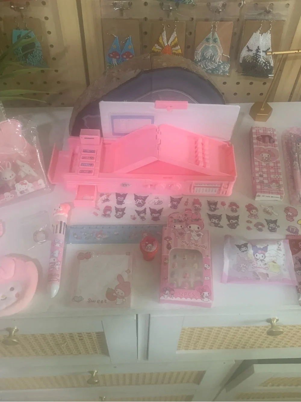 Bundle box # 84 Sanrio My Melody Pink Desk Accessory Set
